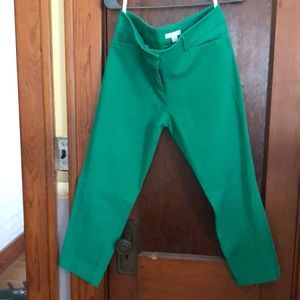 Kelly green ankle pants